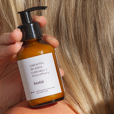 SALDÃO | Mini hidratante natural sem perfume | castanha do pará, cupuaçu e murumuru (120ml)