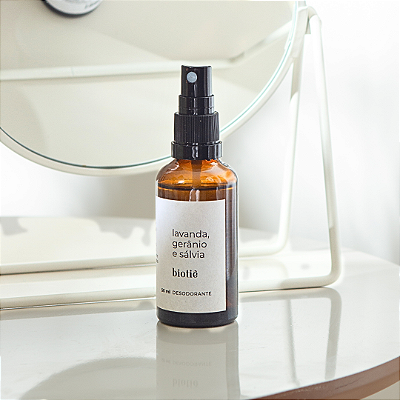 SALDÃO desodorante natural em spray | lavanda, gerânio e salvia (50 ml)