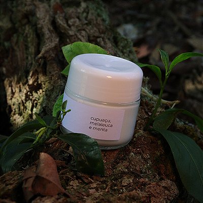 hidratante natural para os pés | cupuaçu, melaleuca e menta (60 g)