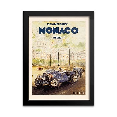 Quadro Decorativo Grand Prix Monaco