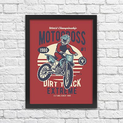 Quadro Mototocross Dirty Track
