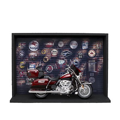 Miniatura Harley-Davidson 2013 Electra Glide Limited 1:12 Kit Expositor