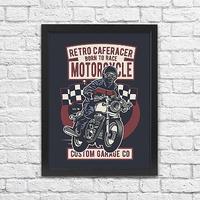 Quadro Retro Cafe Racer