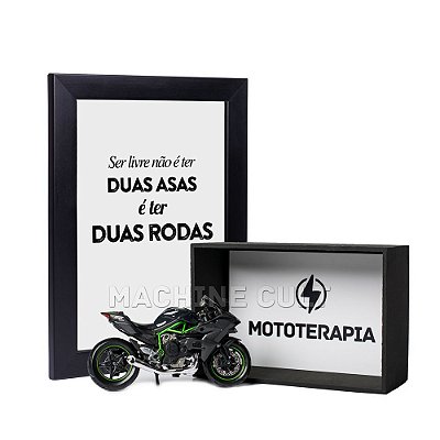 Miniatura Kawasaki Ninja - Kit Presente