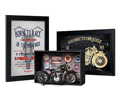 Miniatura Harley-Davidson Vintage - Kit Presente Dia dos Pais