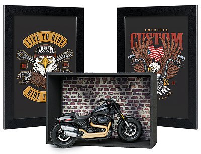 Miniatura Harley-Davidson - Kit Presente de Natal