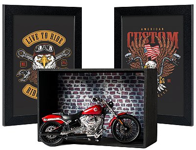 Miniatura Harley-Davidson - Kit Presente Amigo Secreto