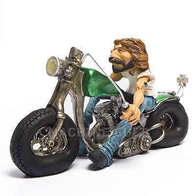 Miniatura Motociclista Easy Rider