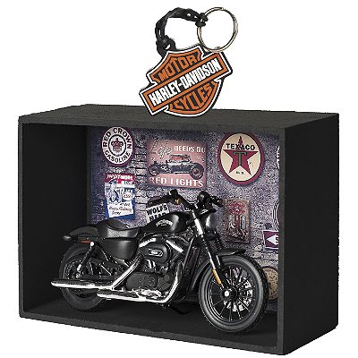 Miniatura Harley-Davidson Sportster Iron - Combo para presentear Motociclista