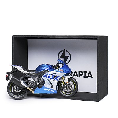 Miniatura Suzuki GSX R1000 R com Expositor