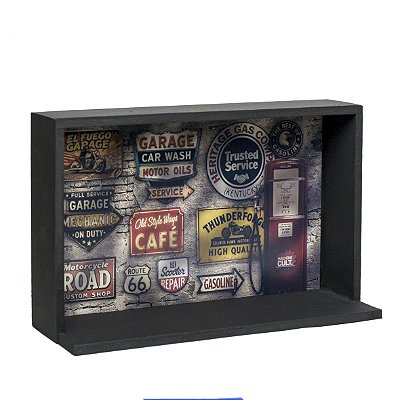 Expositor de Miniaturas Moto 15x24cm - compatível com miniatura escala 1:12