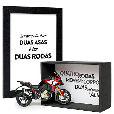 Miniatura Ducati Multistrada V4 - Kit Presente