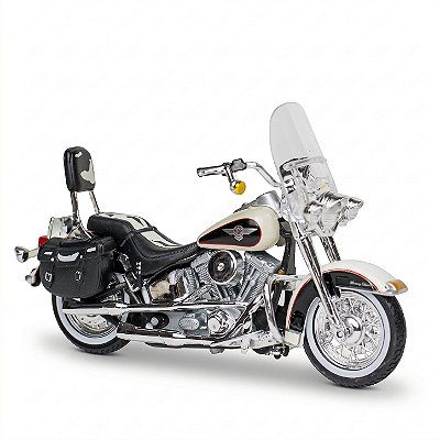 Miniatura Harley-Davidson 1993 FLSTN Heritage Softail Nostalgia - Maisto 1:18