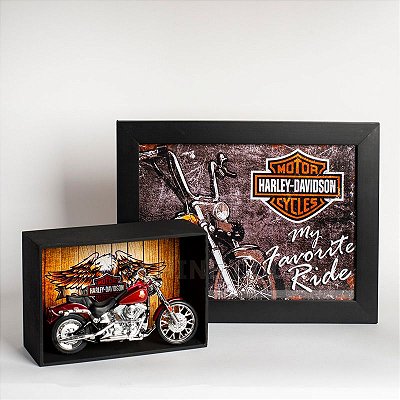 Kit Miniatura Harley-Davidson com Expositor - 22