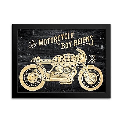 Quadro de Moto Decorativo