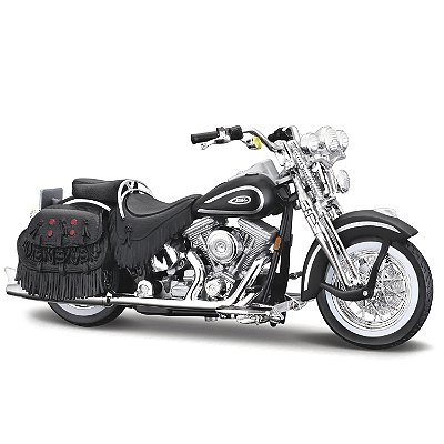 Miniatura Moto Harley-Davidson 1998 FLSTS Heritage Springer Maisto 1:18