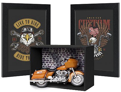 Kit Miniatura Harley-Davidson com Expositor - 33