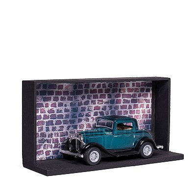 Miniatura Ford 3 Window Coupe 1932 Verde - 1:34