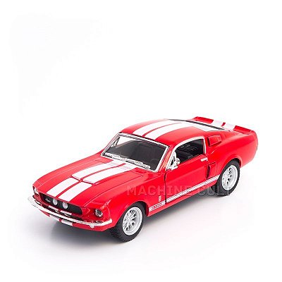 Miniatura Shelby GT-500 1967 Vermelho - 1:38