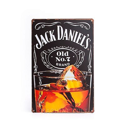 Placa Jack Daniel's Vintage