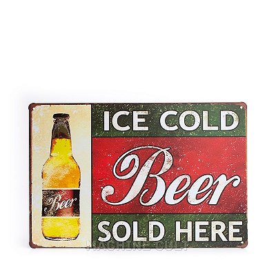 Placa Cerveja Vintage