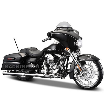 Miniatura Moto Harley-Davidson 1966 FLH Electra Glide Maisto 1:18 - Machine  Cult