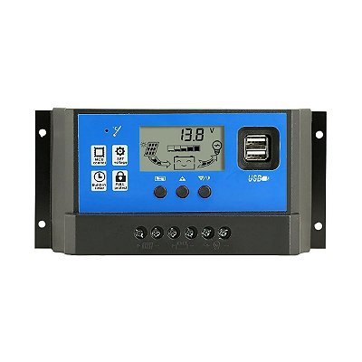 Controlador de carga solar fotovoltaico PWM RBL-40A LCD 40A