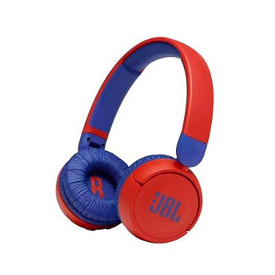 Fone de Ouvido JBL JR310BT Bluetooth Vermelho e Azul