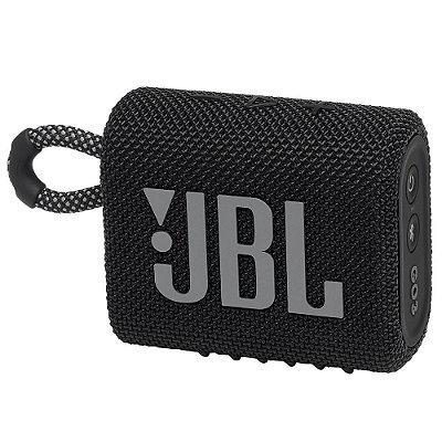 Caixa de Som JBL Go 3 Bluetooth Preta
