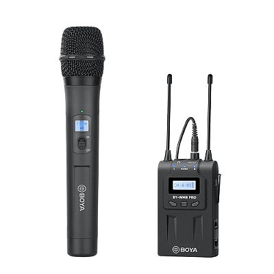 Microfone Boya By-WM8 Pro K3 Sem Fio Wireless De Mão