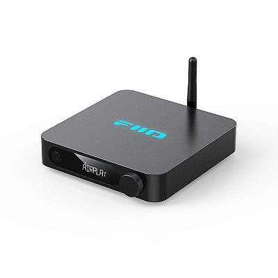 Teceptor Streaming Fiio SR11 Bluetooth Optico e Coaxial Airplay Preto