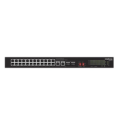 Switch Intelbras S1126F-PA Não Gerenciavel 24 Portas Fast