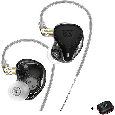 Fone de Ouvido ZEX Pro Preto Sem Microfone