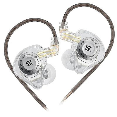 Fone de Ouvido KZ EDX Pro X Cristal In-Ear, Retorno de Palco