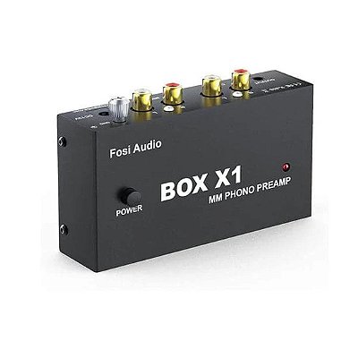 Pré Amplificador Phono Toca Disco Fosi Box X1 - Cápsula MM