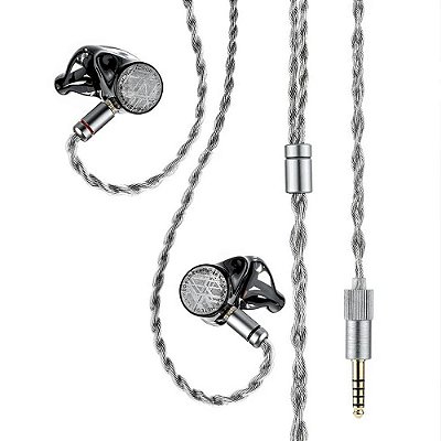 Fone de Ouvido Moondrop METEOR In-Ear Planar – Tribrid HiFi, Driver de 13mm e Cabo Balanceado