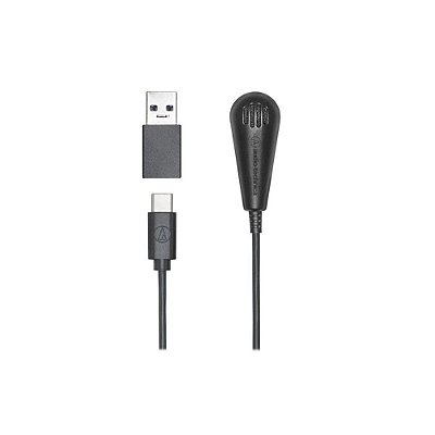 Microfone Audio Technica ATR 4650 USB Condensador Digital de Superfície Omnidirecional