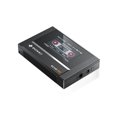 MP3 Player FiiO Snowsky Echo Mini Preto Azul Hi-Res DAC Duplo CS43131 Saída 4.4mm Balanceada Bluetooth 5.3 8GB Vintage