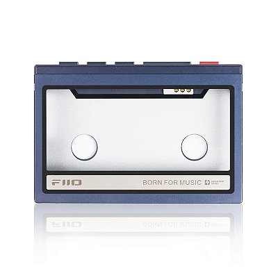 Case FiiO SK-M21C Capa Protetora Azul Estilo Cassete para Player FiiO M21 Design Retrô Proteção e Encaixe Preciso