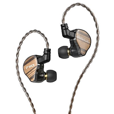 Fone de Ouvido FiiO JH13 In-Ear IEM Híbrido 1 DD e 2 BA Hi-Fi com Cabo Destacável e Alta Definição