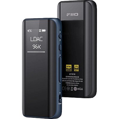 Amplificador / DAC de Fone de Ouvido Fiio BTR15 Bluetooth Azul