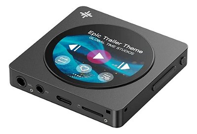 DAP FiiO Snowsky DISC Player de Audio Portatil Preto Hi-Res Bluetooth 5.4 LDAC Duplo CS43131 Balanceado 4.4mm e 3.5mm