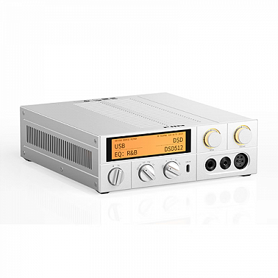 Amplificador / DAC de Fone de Ouvido Fiio K17 Prata,  Bluetooth, Streaming