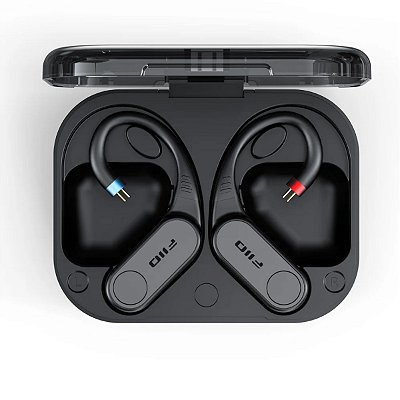 Fiio UTWS17 Link TWS Adaptador Bluetooth 6.0 para Fone IEM MMCX e 2 Pin LDAC aptX Lossless LHDC Carregamento Sem Fio