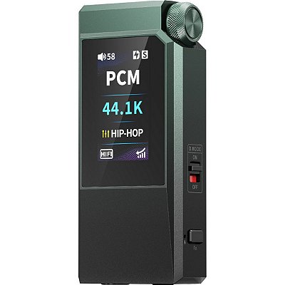 Amplificador / DAC de Fone de Ouvido FiiO QX11 Hi-Res Dual ES9069Q 800mW USB-C 4.4mm Gamer Preto