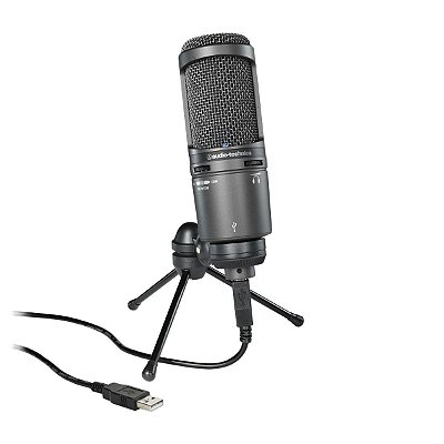Microfone Audio Technica AT2020 USB Plus Condensador