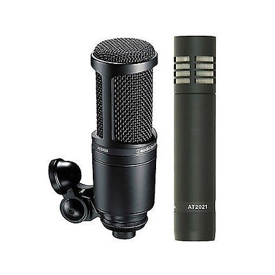 Microfone Audio Technica AT2041SP - Kit AT2020 e AT2021 Condensador