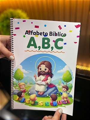 Apostila KIDS: Alfabeto Bíblico para colorir