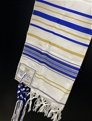 Talit Azul Royal 180cmx60cm