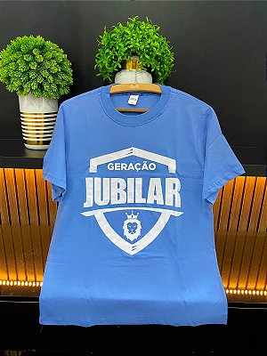 Camiseta Azul Escudo | Geração Jubilar